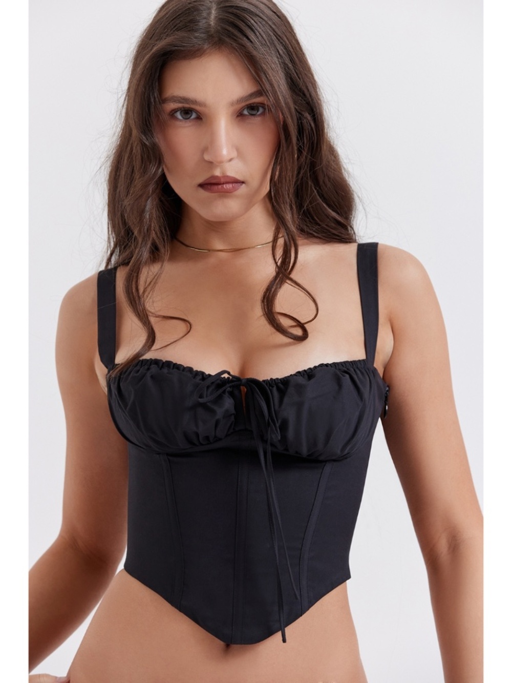 NEW House of CB Analia Top Black XS